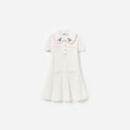 Cream Heart Knit Dress