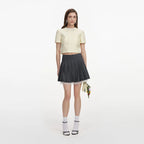 Yellow Taffeta Top
