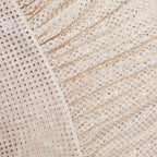 Champagne Rhinestone Maxi Dress