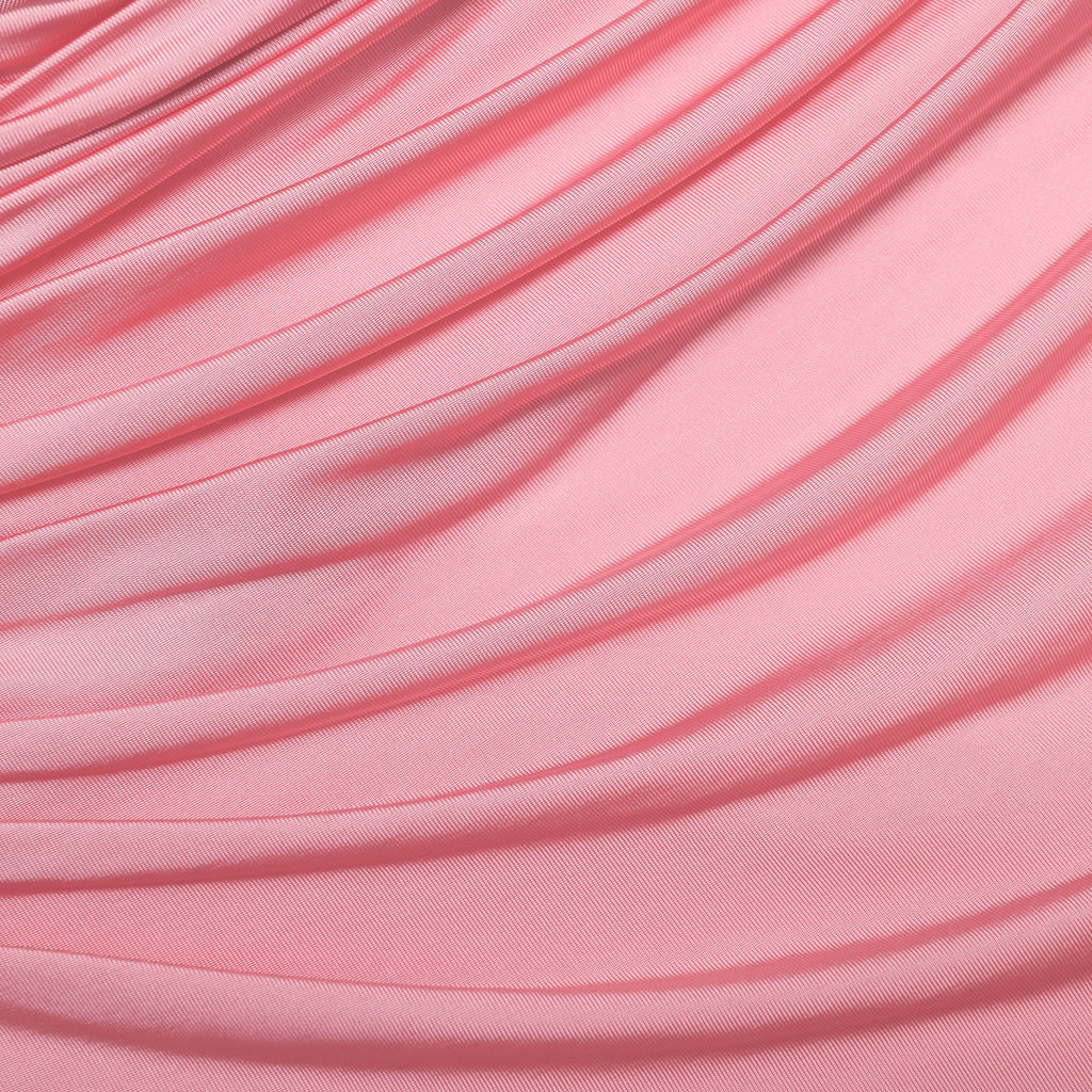Pink Jersey Gathered Top