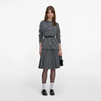 Charcoal Crystal Trim Cardigan