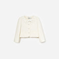 Cream Boucle Jacket