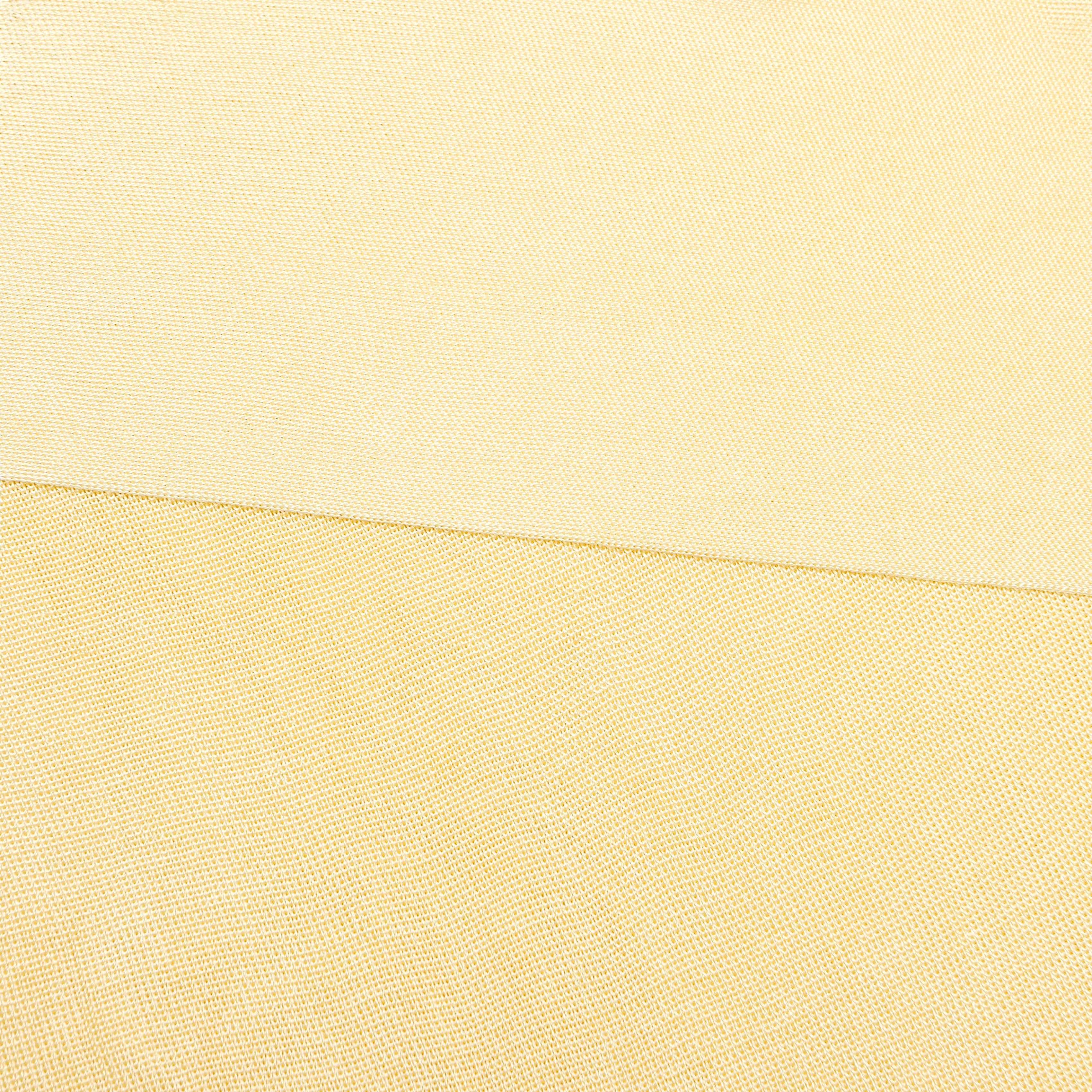 Yellow Viscose Knit Scarf Maxi Dress