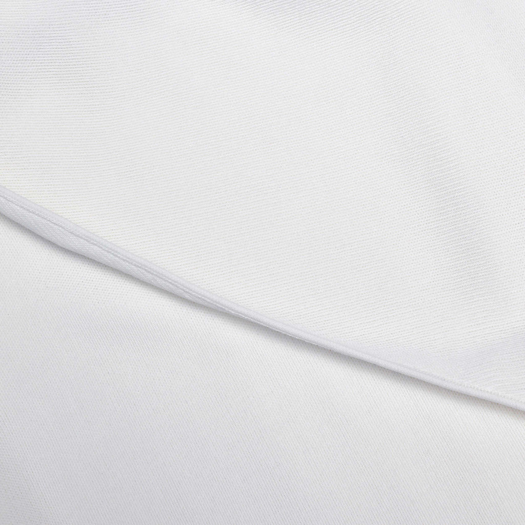 White Viscose Knit Drape Maxi Dress