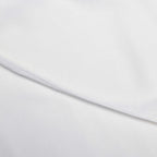 White Viscose Knit Drape Maxi Dress