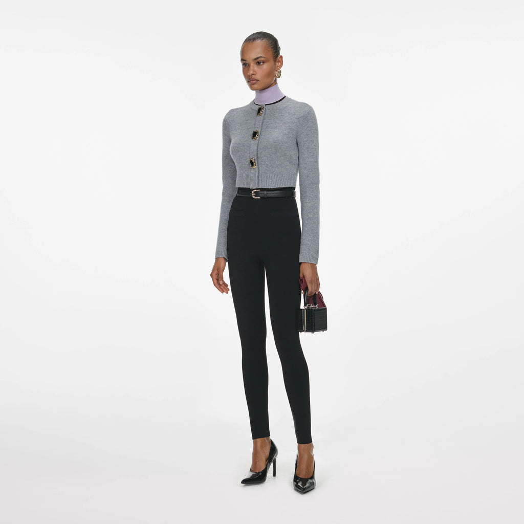 Grey Wool Cardigan