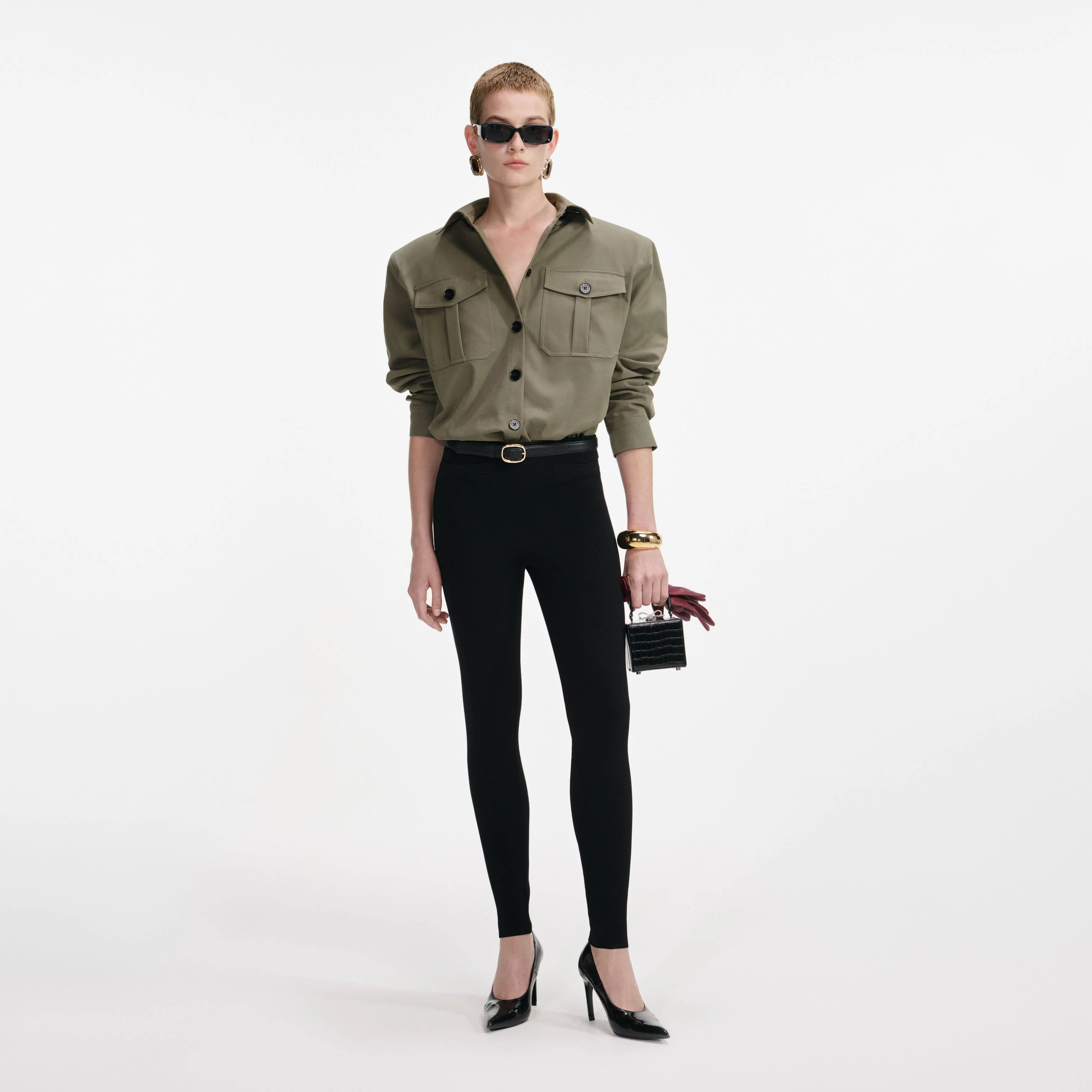 Green Cotton Shirt