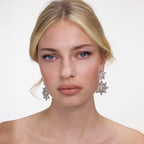 Crystal Tiered Earrings