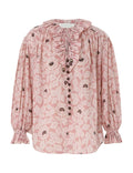 Ottie Ruffle Neck Top
