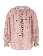 Ottie Ruffle Neck Top