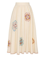 Ottie Doily Midi Skirt