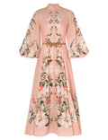 Lexi Billow Long Dress