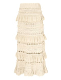 Waverly Crochet Midi Skirt