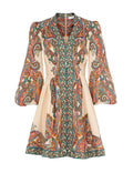 Ottie Plunge Mini Dress