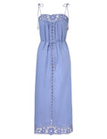 August Broderie Slip Dress