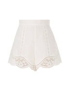 August Broderie Shorts