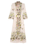Halliday Plunge Midi Dress