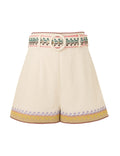 August Embroidered Short