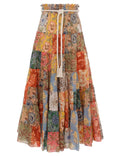Junie Tiered Midi Skirt