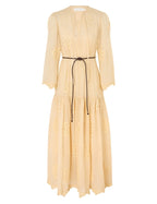 Acadian Embroidered Maxi Dress