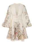 Waverly Plunge Mini Dress