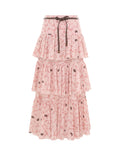 Ottie Tiered Midi Skirt