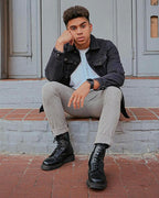 1460 Mono Milled Nubuck Leather Lace Up Boots