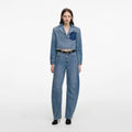 Cropped Denim Shirt