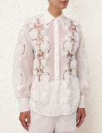 Halliday Lace Flower Shirt