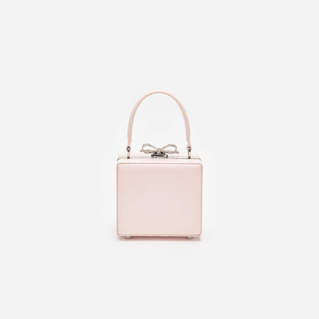Pink Leather Micro Bag