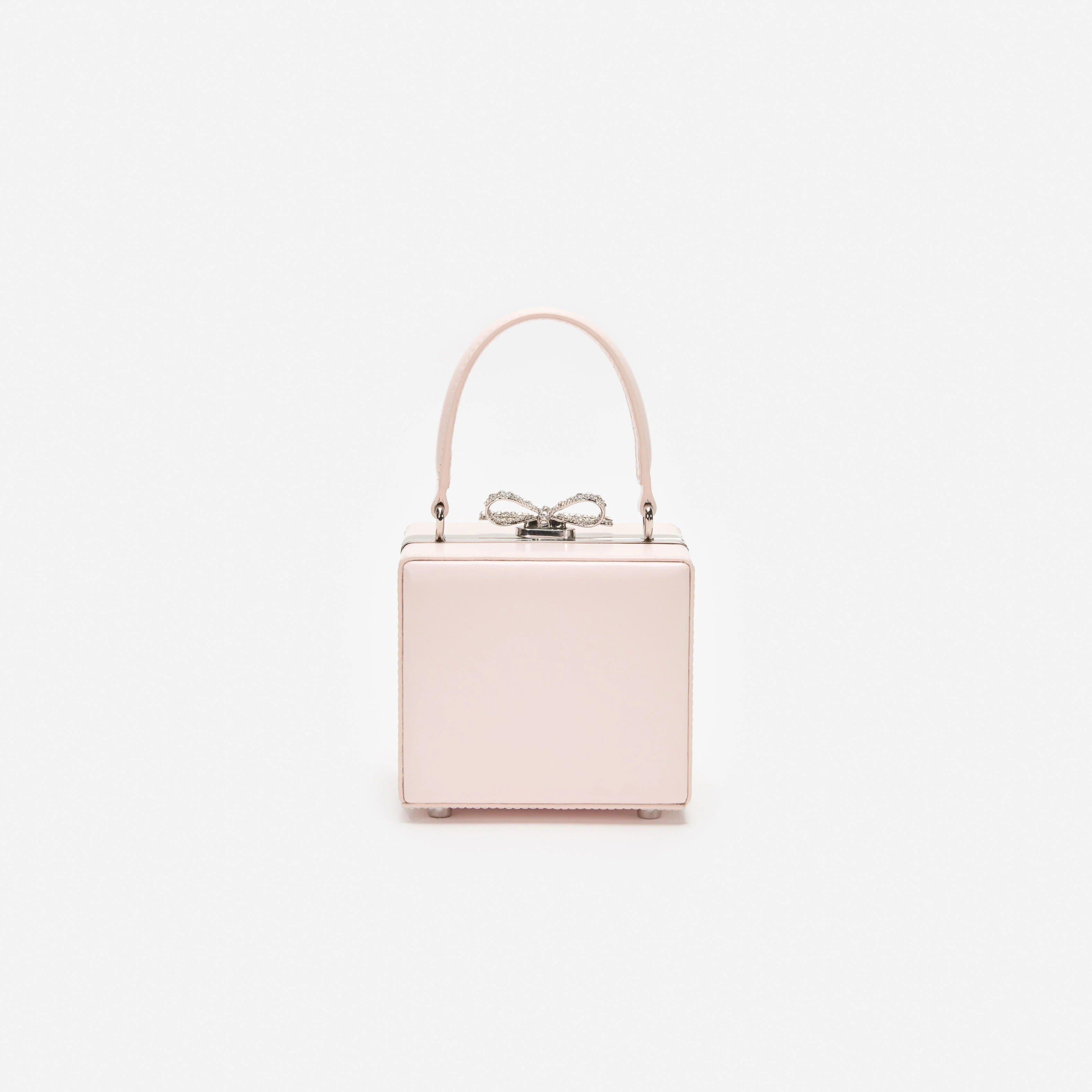 Pink Leather Micro Bag