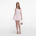 Pink Flower Taffeta Dress
