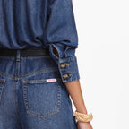 Denim Relaxed Fit Jumpsuit