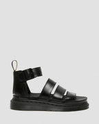 CLARISSA II LEATHER STRAP SANDALS