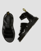 CLARISSA II LEATHER STRAP SANDALS