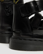 CLARISSA II LEATHER STRAP SANDALS