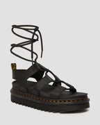 Nartilla Hydro Leather Lace Up Gladiator Sandals
