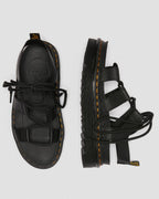 Nartilla Hydro Leather Lace Up Gladiator Sandals