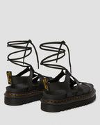 Nartilla Hydro Leather Lace Up Gladiator Sandals