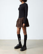 8053 Quad Smooth Leather Platform Shoes