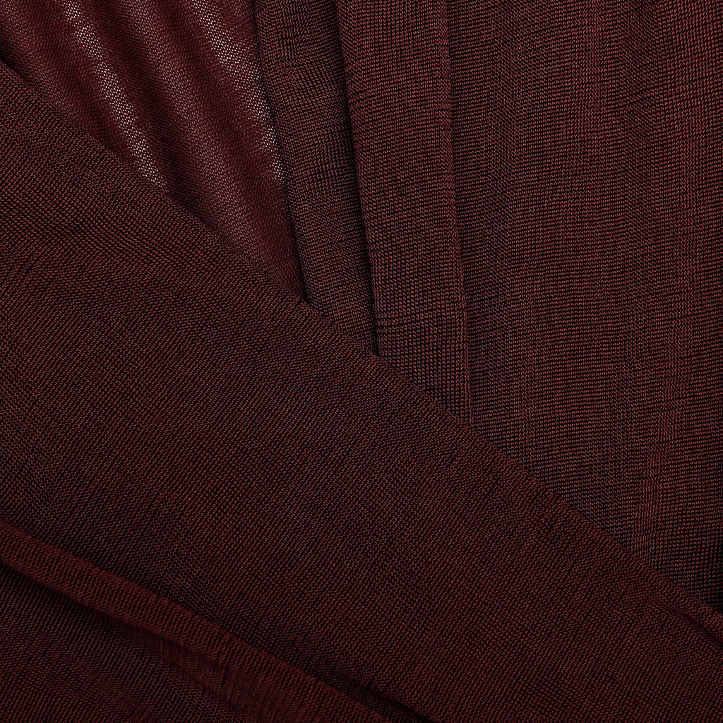 Brown Viscose Knit Bodysuit