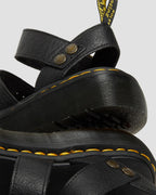 Gryphon Quad Leather Platform Sandals