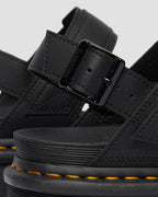 Voss Quad Leather Strap Platform Sandals