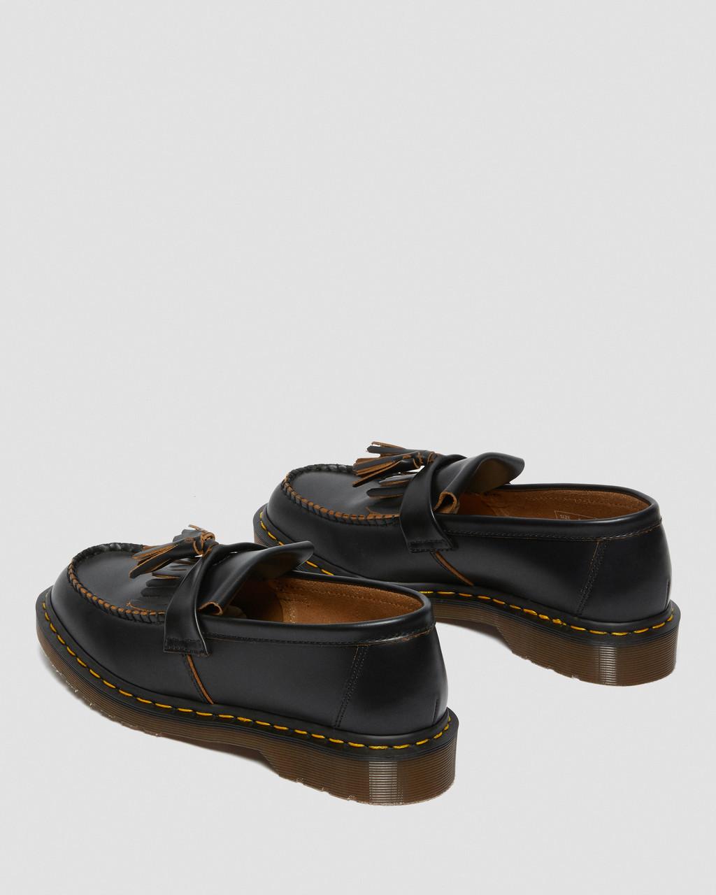 Vintage Adrian Quilon Leather Tassel Loafers