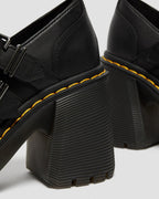 Eviee Sendal Leather Heeled Mary Jane Shoes