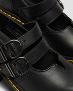 Eviee Sendal Leather Heeled Mary Jane Shoes