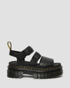 Ricki Nappa Lux Leather 3-Strap Platform Sandals