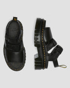 Ricki Nappa Lux Leather 3-Strap Platform Sandals