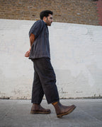 2976 Yellow Stitch Crazy Horse Leather Chelsea Boots