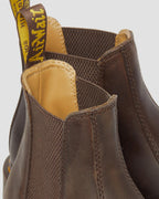 2976 Yellow Stitch Crazy Horse Leather Chelsea Boots